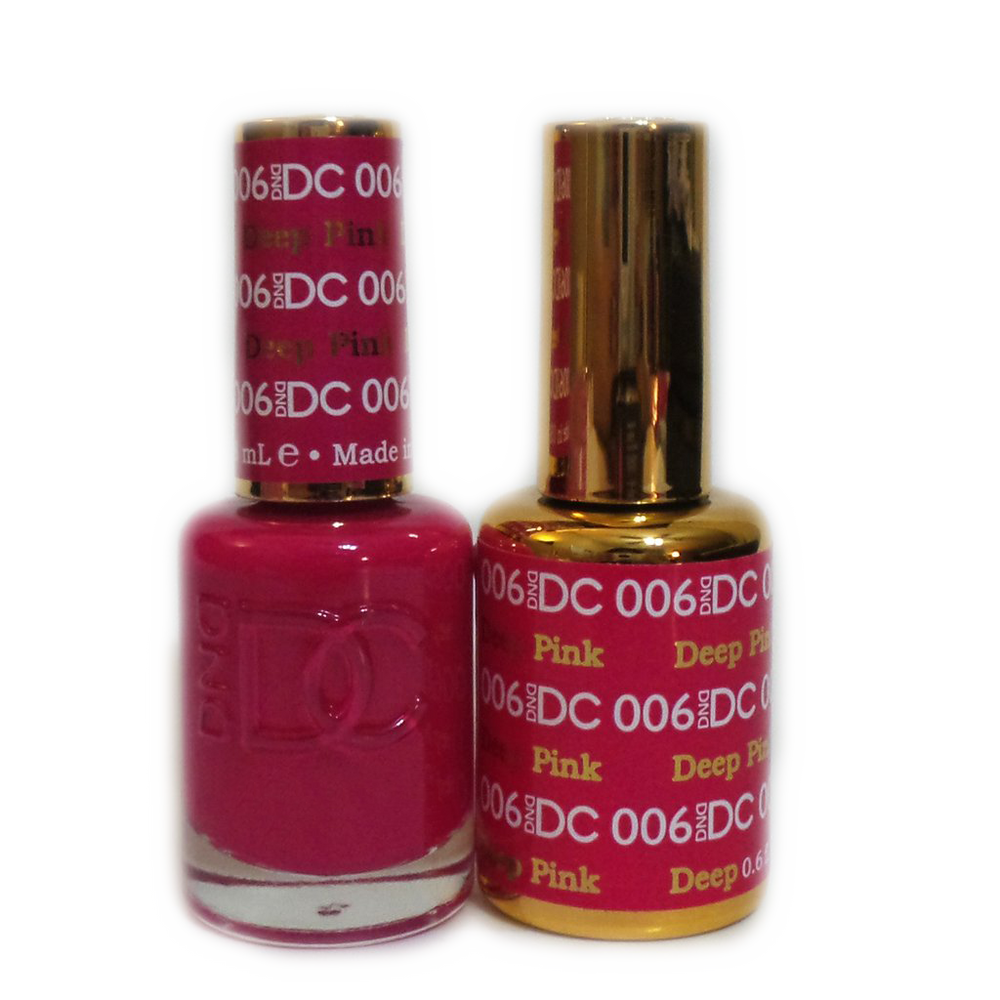 DC Nail Lacquer And Gel Polish, DC 006, Deep Pink, 0.6oz MY0926
