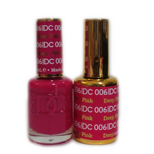 DC Nail Lacquer And Gel Polish, DC 006, Deep Pink, 0.6oz MY0926