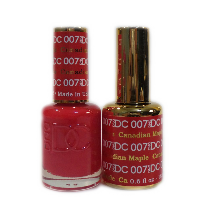 DC Nail Lacquer And Gel Polish, DC 007, Canadian Maple, 0.6oz MY0926