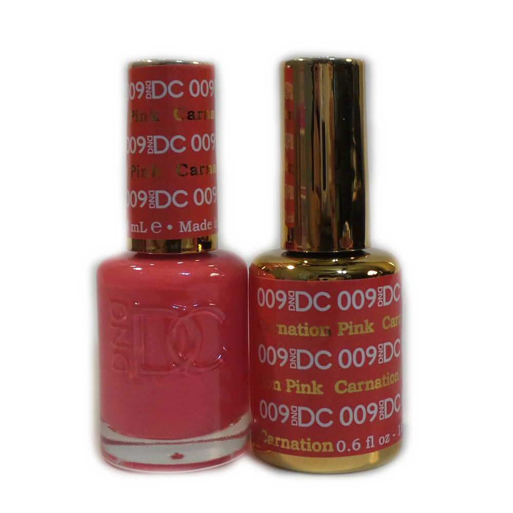 DC Nail Lacquer And Gel Polish, DC 009, Carnation Pink, 0.6oz MY0926
