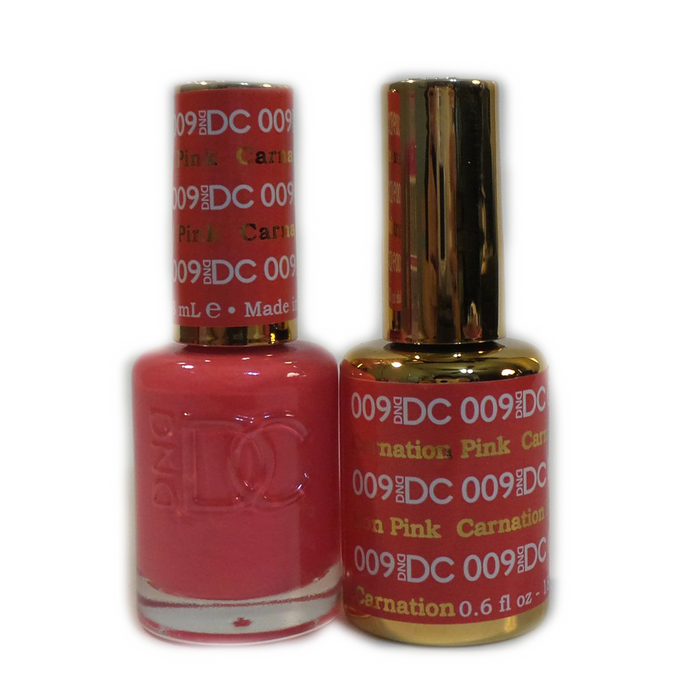 DC Nail Lacquer And Gel Polish, DC 009, Carnation Pink, 0.6oz MY0926