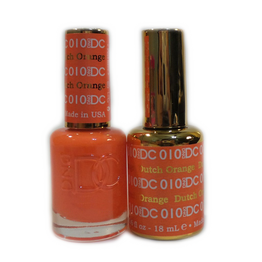 DC Nail Lacquer And Gel Polish, DC 010, Dutch Orange, 0.6oz MY0926