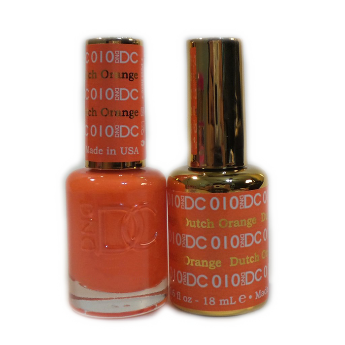 DC Nail Lacquer And Gel Polish, DC 010, Dutch Orange, 0.6oz MY0926