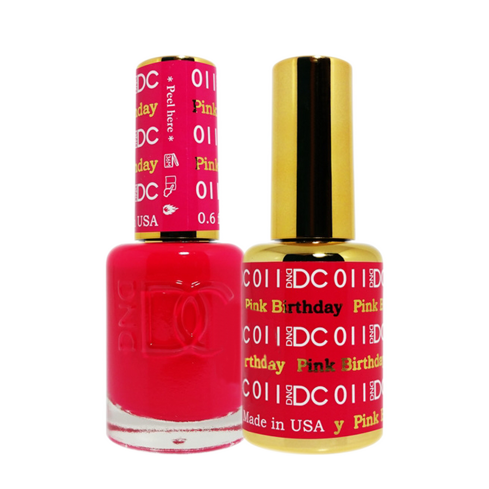 DC Nail Lacquer And Gel Polish, DC 011, Pink Birthday, 0.6oz MY0926