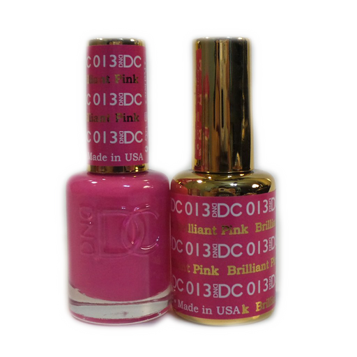 DC Nail Lacquer And Gel Polish, DC 013, Brilliant Pink, 0.6oz MY0926