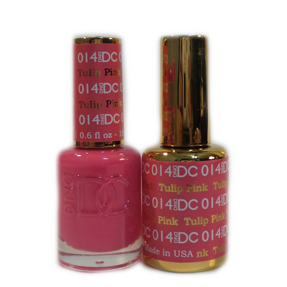 DC Nail Lacquer And Gel Polish, DC 014, Tulip Pink, 0.6oz MY0926
