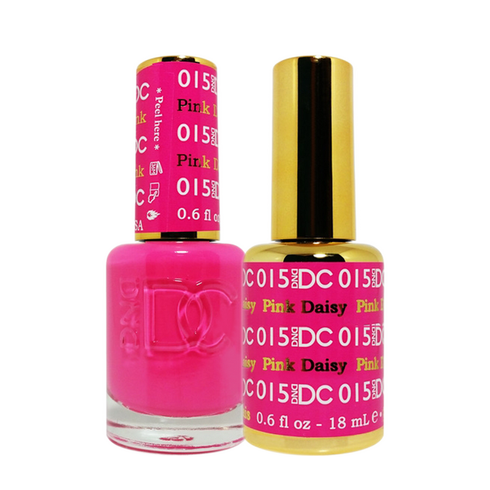 DC Nail Lacquer And Gel Polish, DC 015, Pink Daisy, 0.6oz MY0926