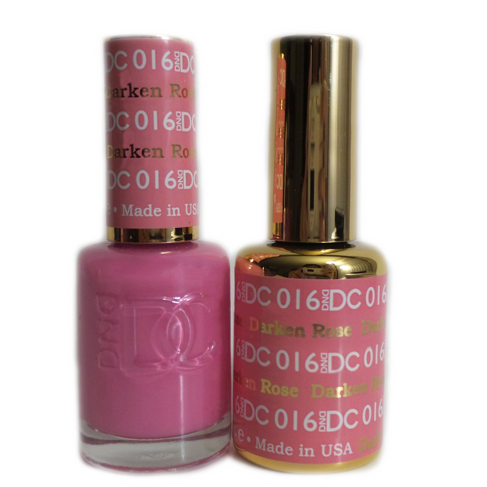 DC Nail Lacquer And Gel Polish, DC 016, Darken Rose, 0.6oz MY0926