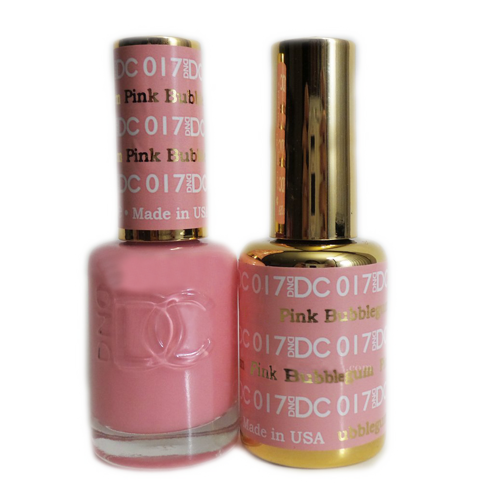 DC Nail Lacquer And Gel Polish, DC 017, Pink Bubblegum, 0.6oz MY0926