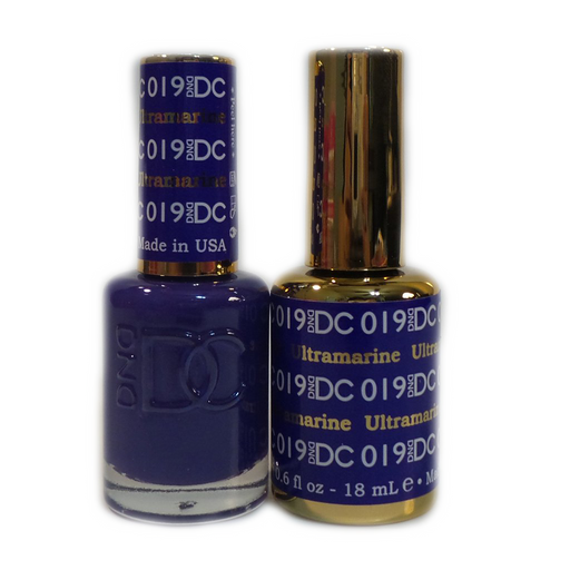 DC Nail Lacquer And Gel Polish, DC 019, Ultramarine, 0.6oz MY0926