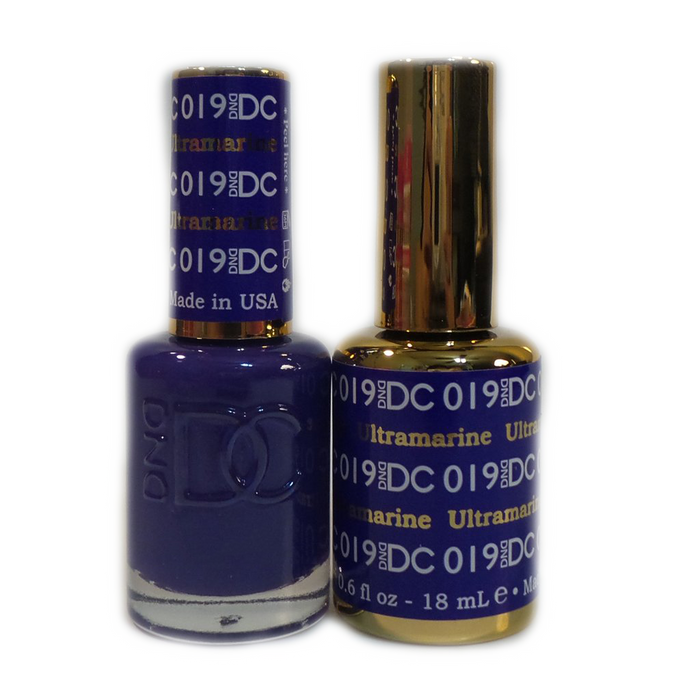 DC Nail Lacquer And Gel Polish, DC 019, Ultramarine, 0.6oz MY0926