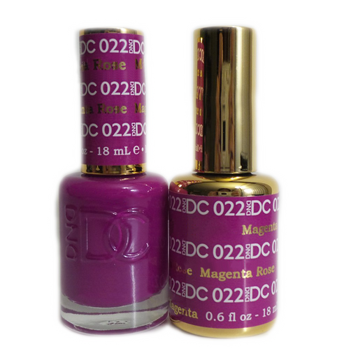 DC Nail Lacquer And Gel Polish, DC 022, Magenta Rose, 0.6oz MY0926