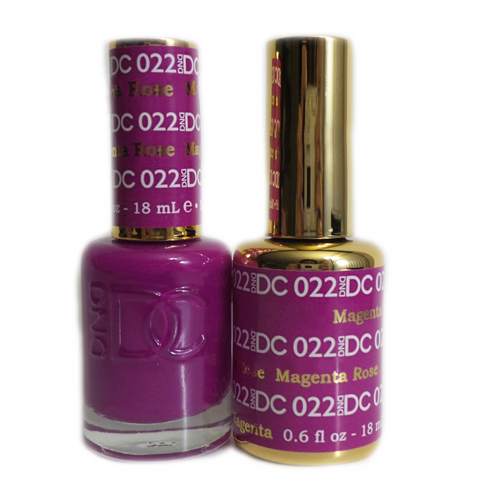 DC Nail Lacquer And Gel Polish, DC 022, Magenta Rose, 0.6oz MY0926