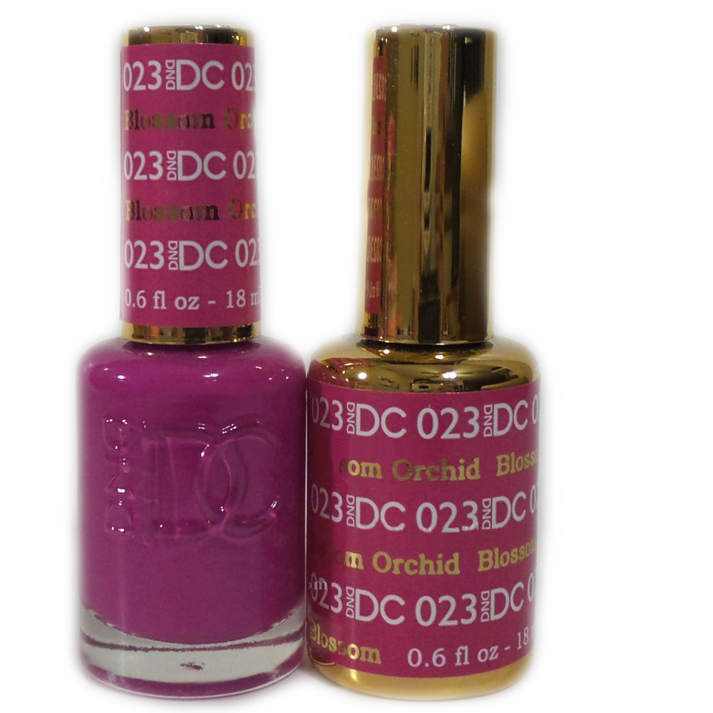 DC Nail Lacquer And Gel Polish, DC 023, Blossom Orchid, 0.6oz MY0926