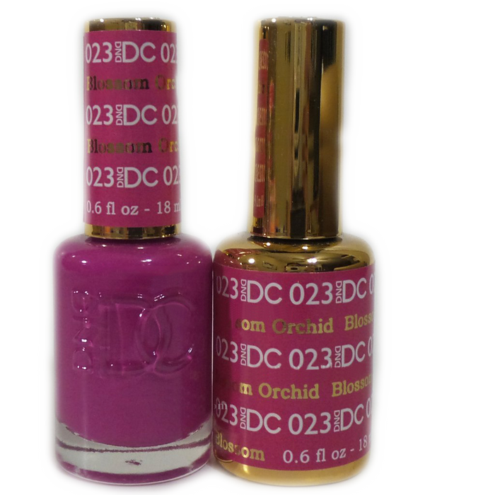 DC Nail Lacquer And Gel Polish, DC 023, Blossom Orchid, 0.6oz MY0926