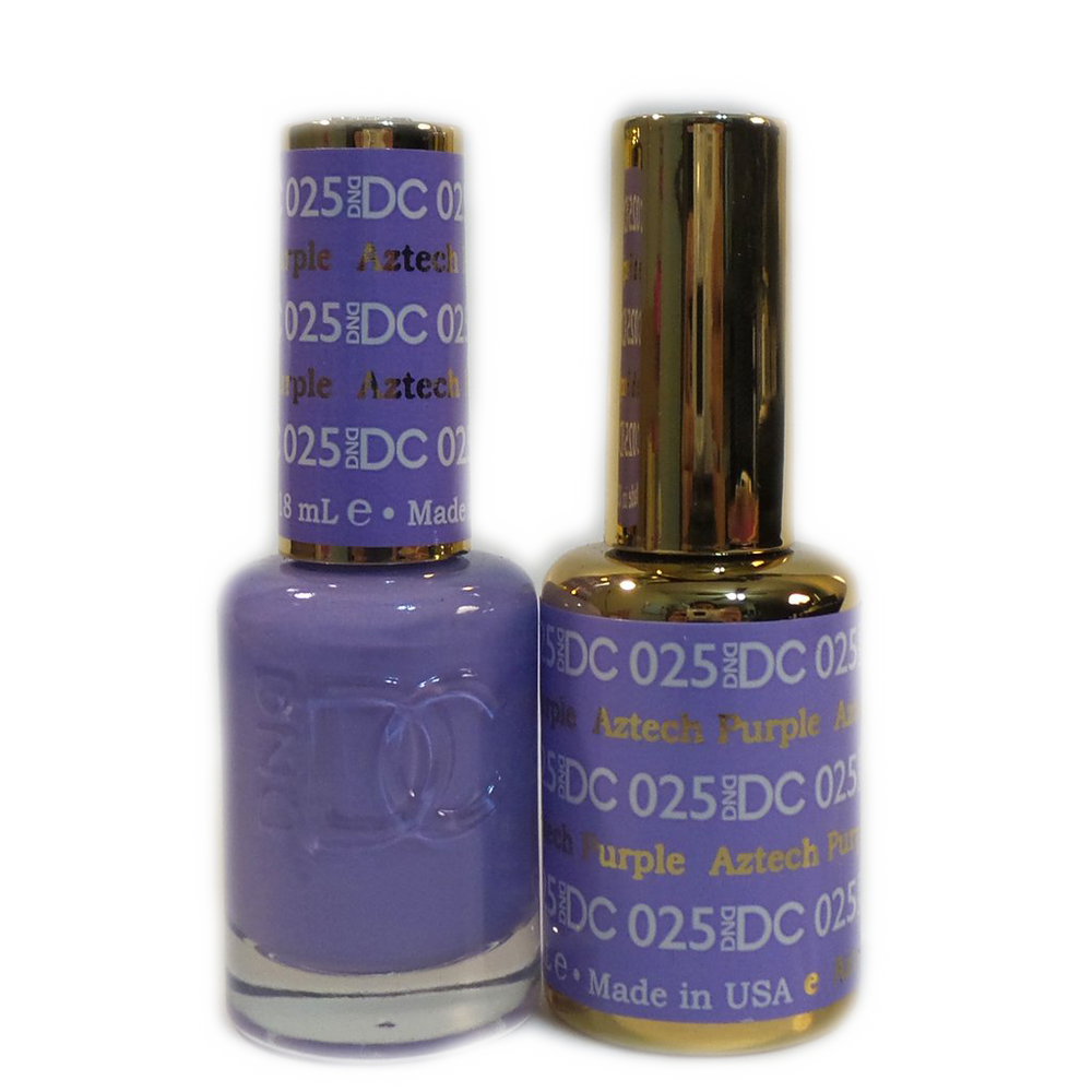 DC Nail Lacquer And Gel Polish, DC 025, Aztech Purple, 0.6oz MY0926