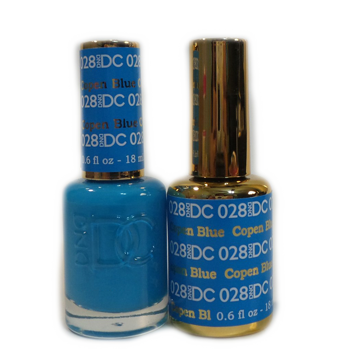DC Nail Lacquer And Gel Polish, DC 028, Copen Blue, 0.6oz MY0926