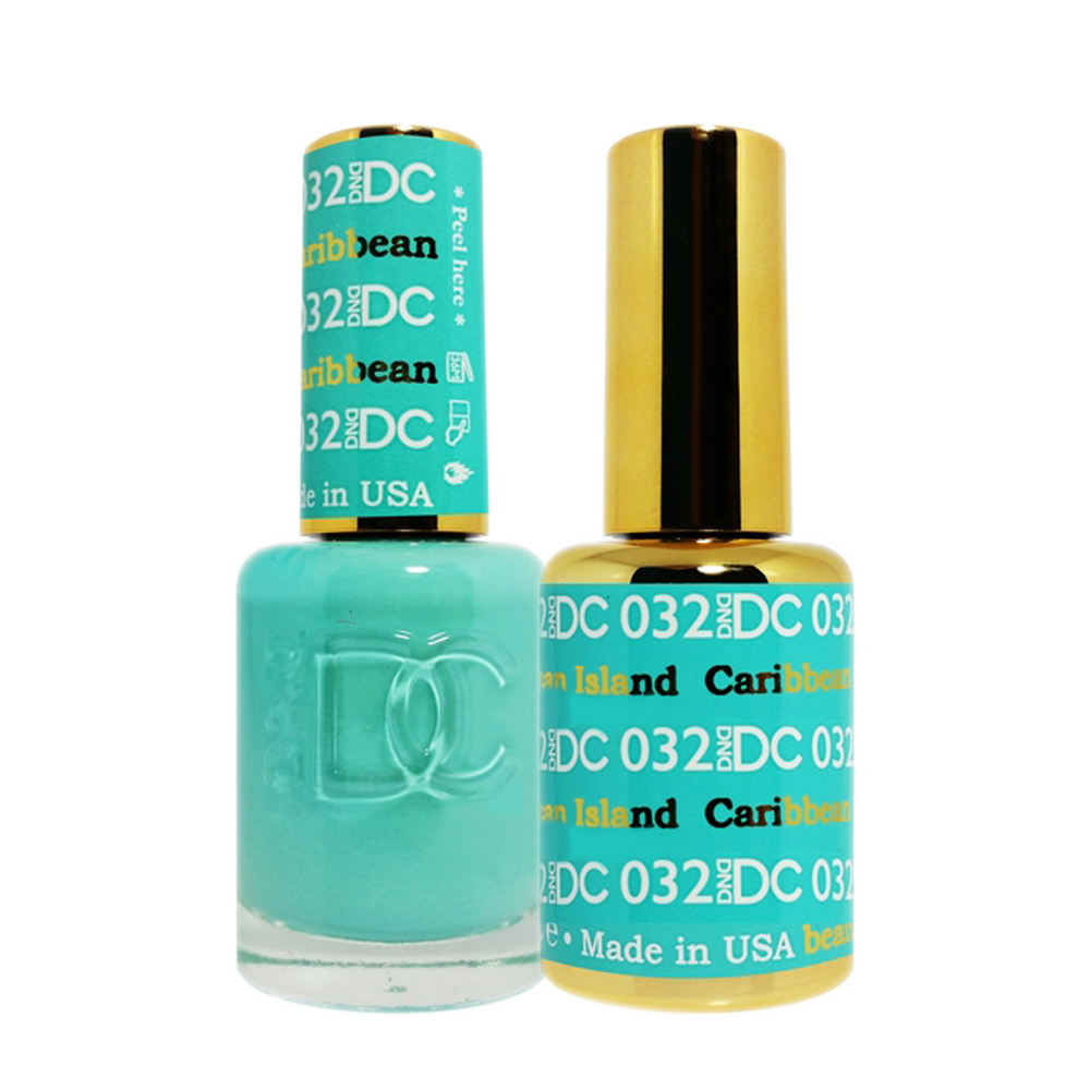 DC Nail Lacquer And Gel Polish, DC 032, Caribbean Island, 0.6oz MY0926