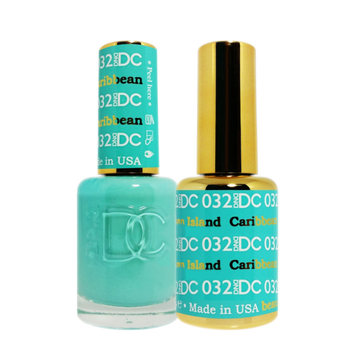 DC Nail Lacquer And Gel Polish, DC 032, Caribbean Island, 0.6oz MY0926
