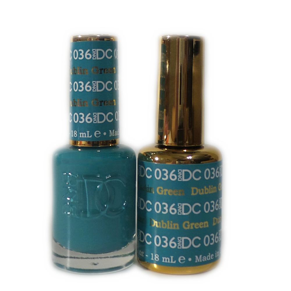 DC Nail Lacquer And Gel Polish, DC 036, Dublin Green, 0.6oz MY0926