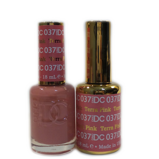 DC Nail Lacquer And Gel Polish, DC 037, Terra Pink, 0.6oz MY0926