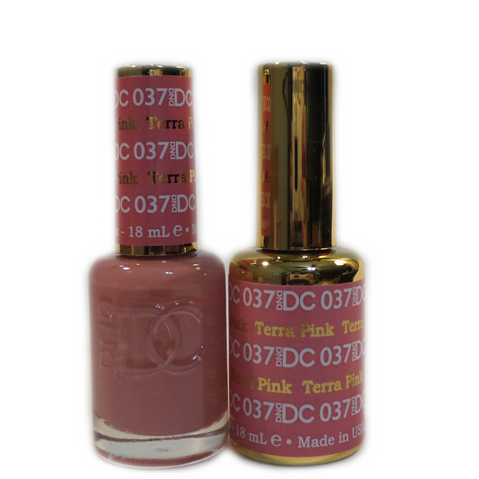 DC Nail Lacquer And Gel Polish, DC 037, Terra Pink, 0.6oz MY0926