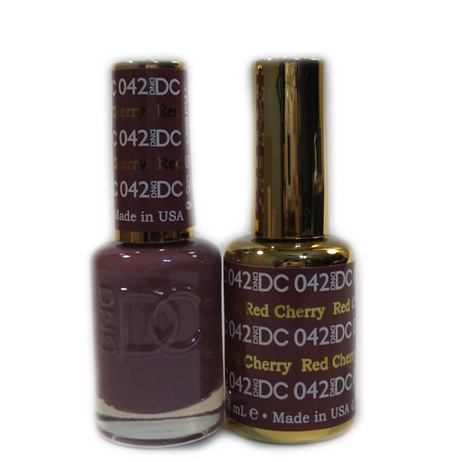 DC Nail Lacquer And Gel Polish, DC 042, Red Cherry, 0.6oz MY0926