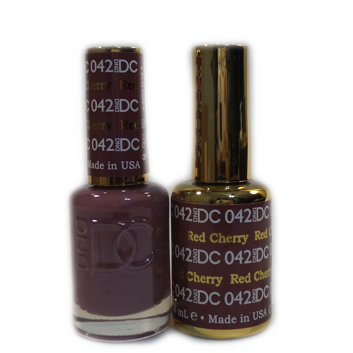 DC Nail Lacquer And Gel Polish, DC 042, Red Cherry, 0.6oz MY0926