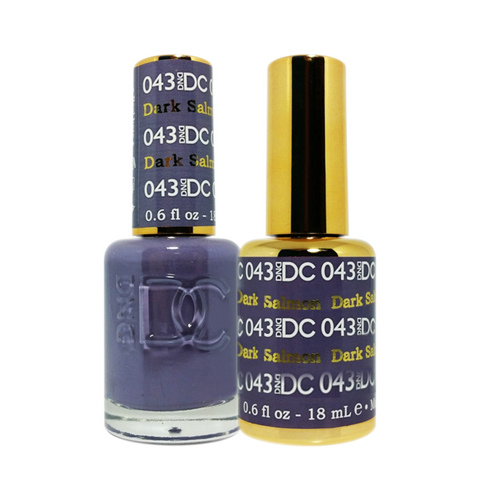 DC Nail Lacquer And Gel Polish, DC 043, Darl Salmon, 0.6oz MY0926