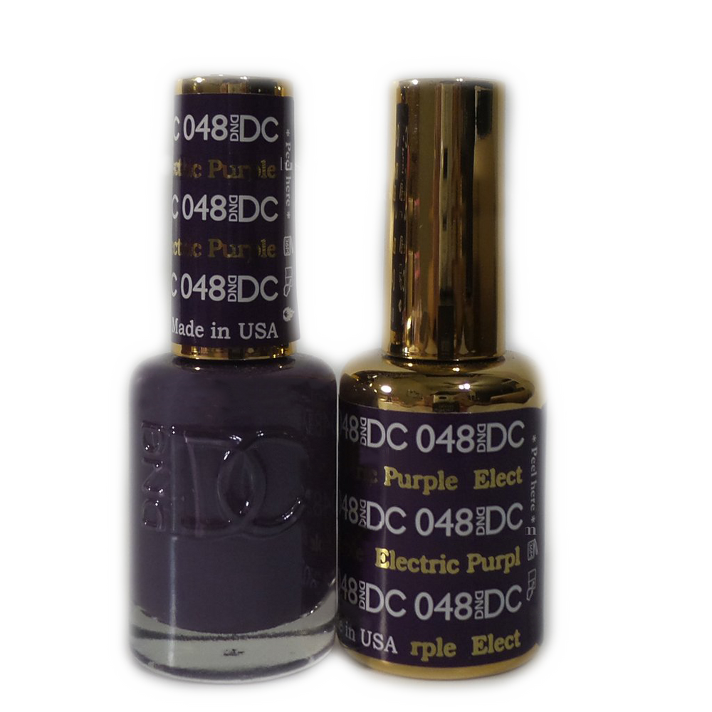 DC Nail Lacquer And Gel Polish, DC 048, Electric Purple, 0.6oz MY0926