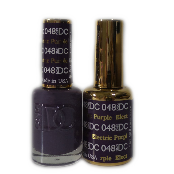 DC Nail Lacquer And Gel Polish, DC 048, Electric Purple, 0.6oz MY0926
