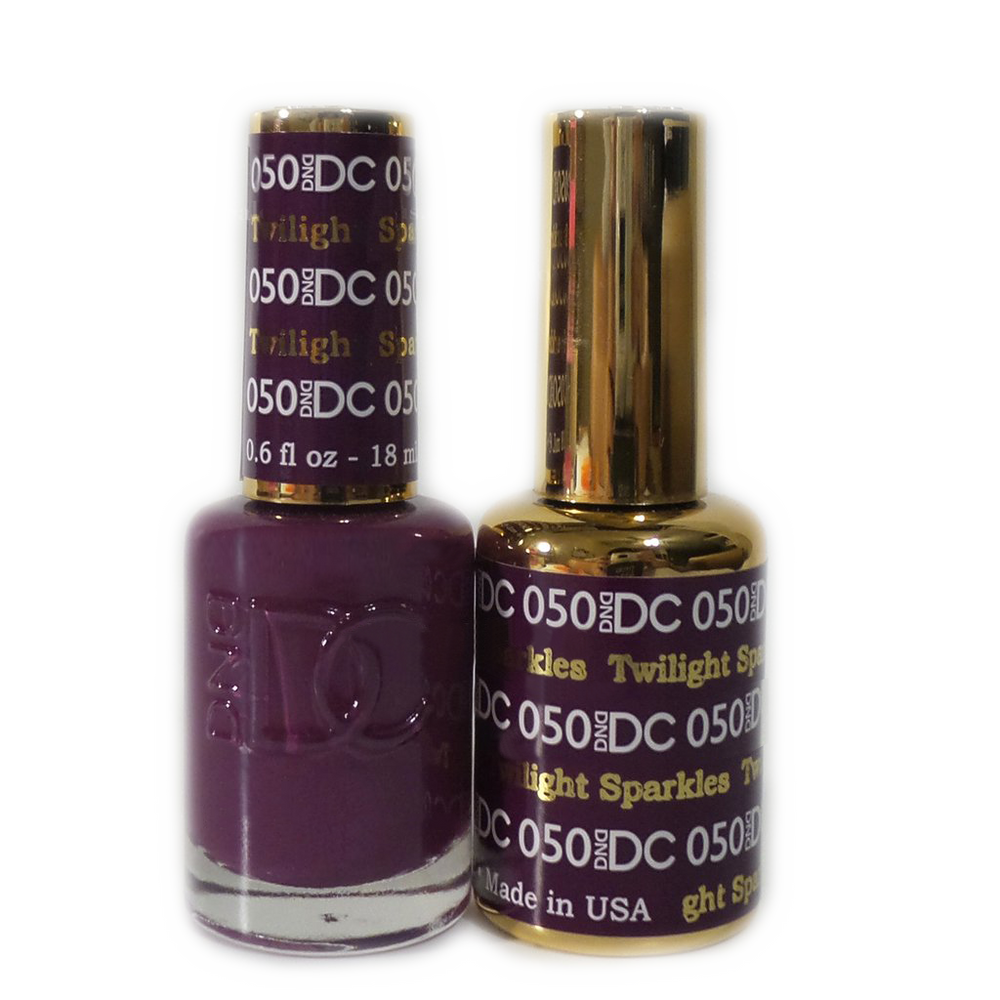 DC Nail Lacquer And Gel Polish, DC 050, Twilight Sparkles, 0.6oz MY0926