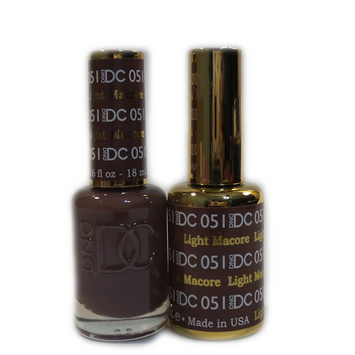 DC Nail Lacquer And Gel Polish, DC 051, Light Macore, 0.6oz MY0926