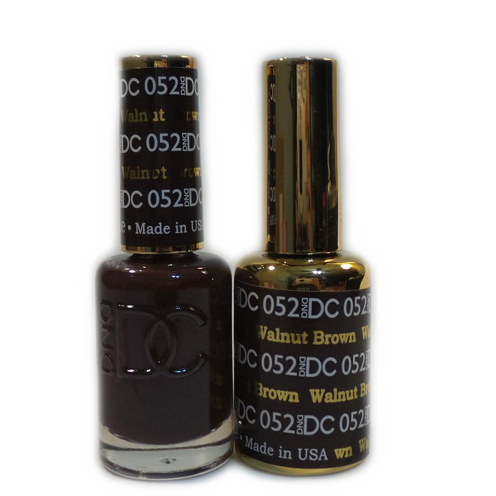 DC Nail Lacquer And Gel Polish, DC 052, Walnut Brown, 0.6oz MY0926