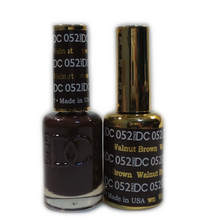 DC Nail Lacquer And Gel Polish, DC 052, Walnut Brown, 0.6oz MY0926