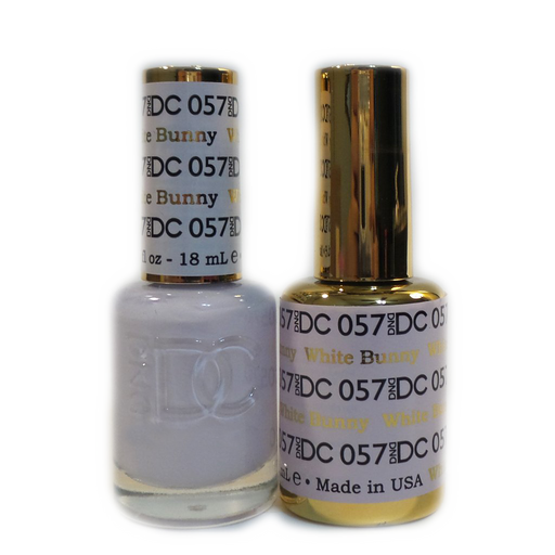 DC Nail Lacquer And Gel Polish, DC 057, White Bunny, 0.6oz MY0926
