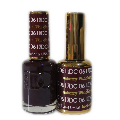 DC Nail Lacquer And Gel Polish, DC 061, Wineberry, 0.6oz MY0926