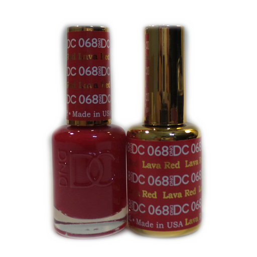 DC Nail Lacquer And Gel Polish, DC 068, Lava Red, 0.6oz MY0926