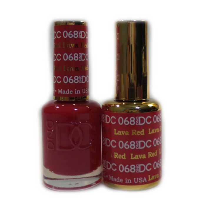 DC Nail Lacquer And Gel Polish, DC 068, Lava Red, 0.6oz MY0926