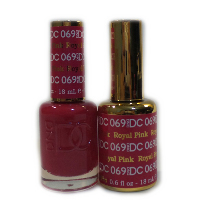 DC Nail Lacquer And Gel Polish, DC 069, Royal Pink, 0.6oz MY0926