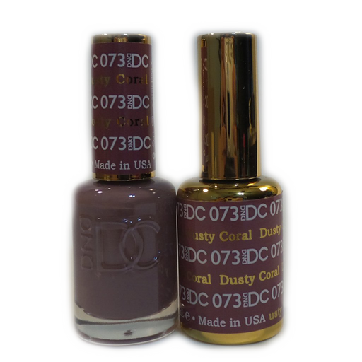 DC Nail Lacquer And Gel Polish, DC 073, Dusty Coral, 0.6oz MY0926