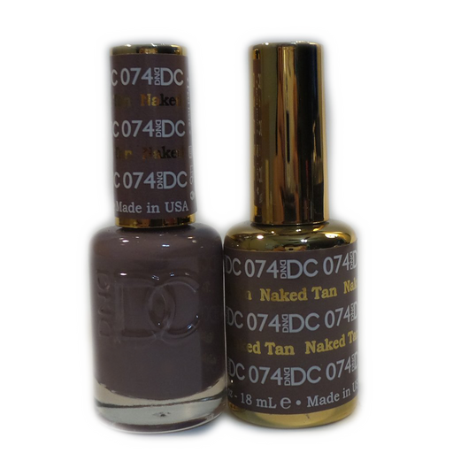 DC Nail Lacquer And Gel Polish, DC 074, Naked Tan, 0.6oz MY0926