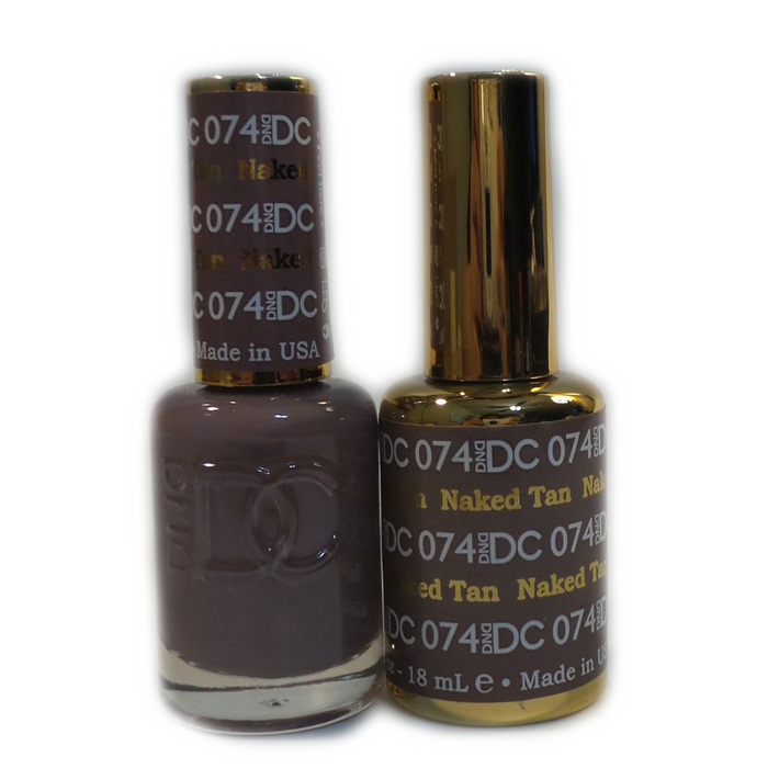 DC Nail Lacquer And Gel Polish, DC 074, Naked Tan, 0.6oz MY0926