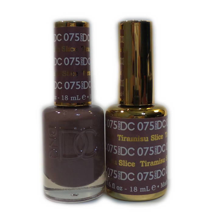 DC Nail Lacquer And Gel Polish, DC 075, Tiramisu Slice, 0.6oz MY0926