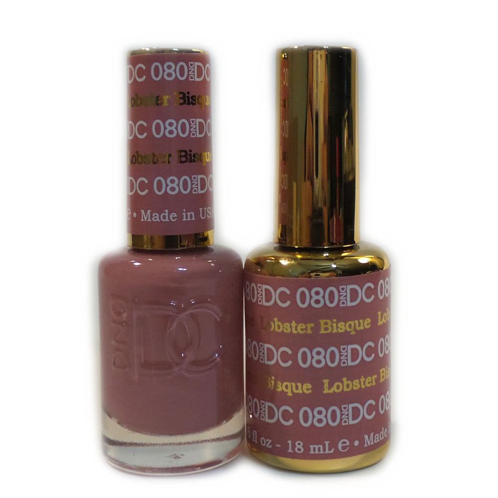 DC Nail Lacquer And Gel Polish, DC 080, Lobster Bisque, 0.6oz MY0926