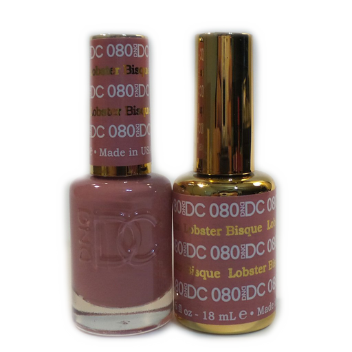DC Nail Lacquer And Gel Polish, DC 080, Lobster Bisque, 0.6oz MY0926