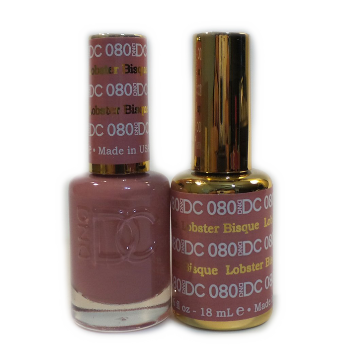 DC Nail Lacquer And Gel Polish, DC 080, Lobster Bisque, 0.6oz MY0926