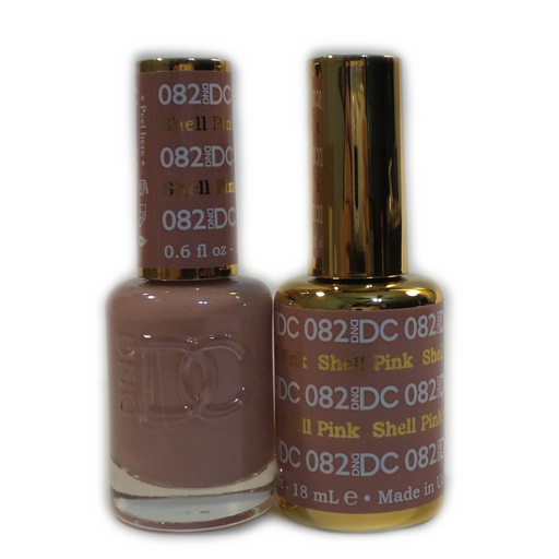 DC Nail Lacquer And Gel Polish, DC 082, Shell Pink, 0.6oz MY0926