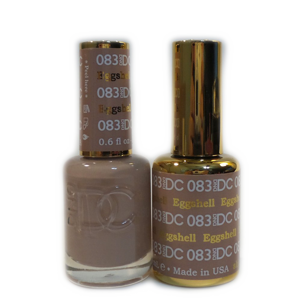 DC Nail Lacquer And Gel Polish, DC 083, Eggshell, 0.6oz MY0926