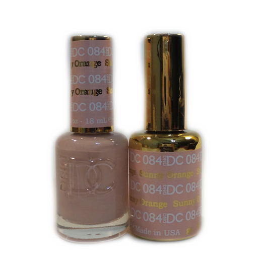 DC Nail Lacquer And Gel Polish, DC 084, Sunny Orange, 0.6oz MY0926